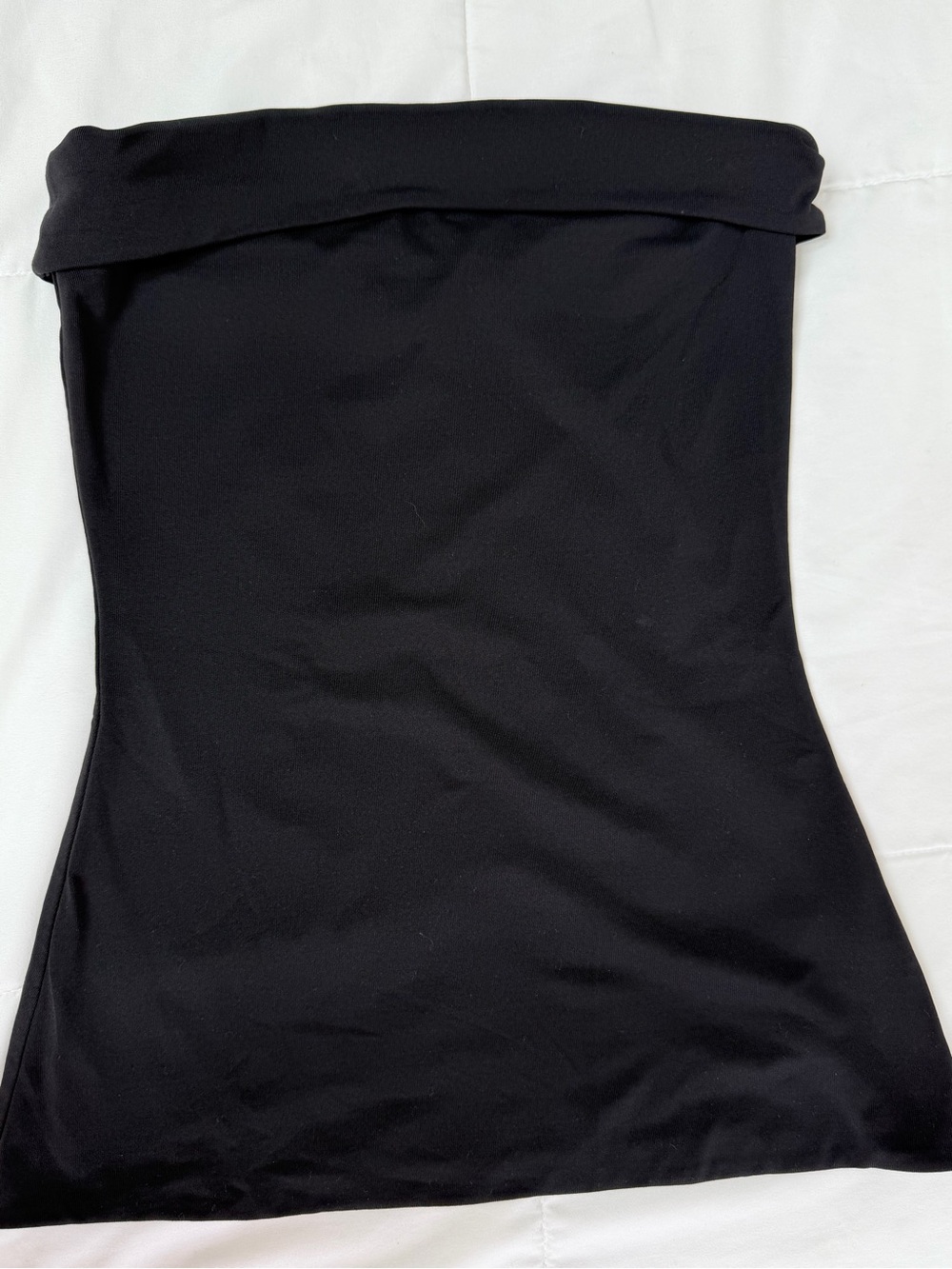 Aritzia Contour Foldover Tube Top, Size Medium